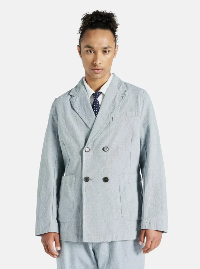Manor Jacket In Indigo Reworked Jean Cloth Men Universal Works Jackets