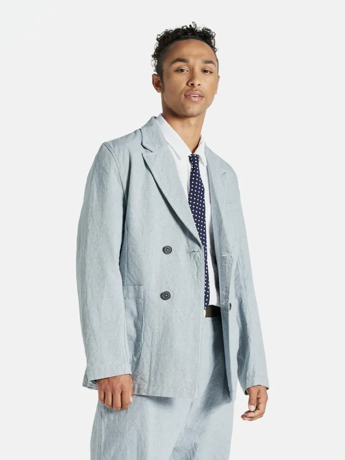 Manor Jacket In Indigo Reworked Jean Cloth Men Universal Works Jackets