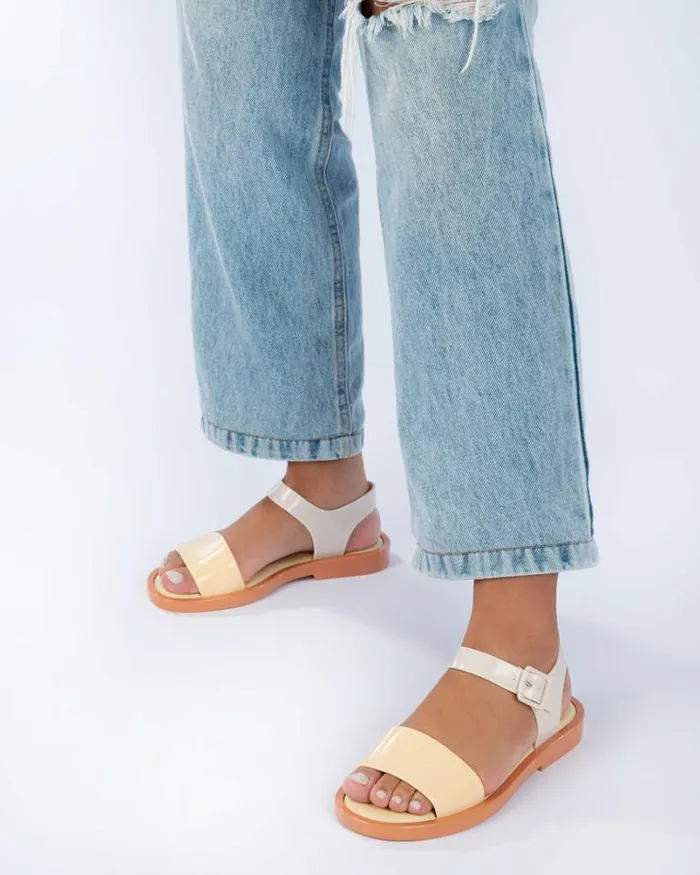 Mar Sandal Beigeyellow Women Melissa Sandals