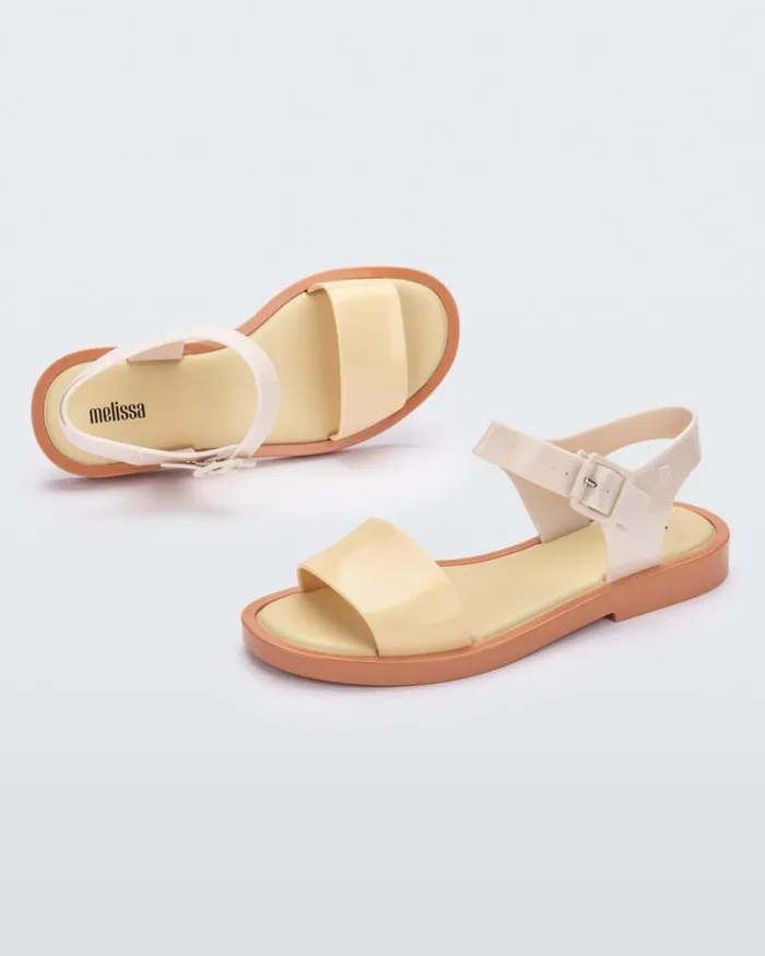 Mar Sandal Beigeyellow Women Melissa Sandals