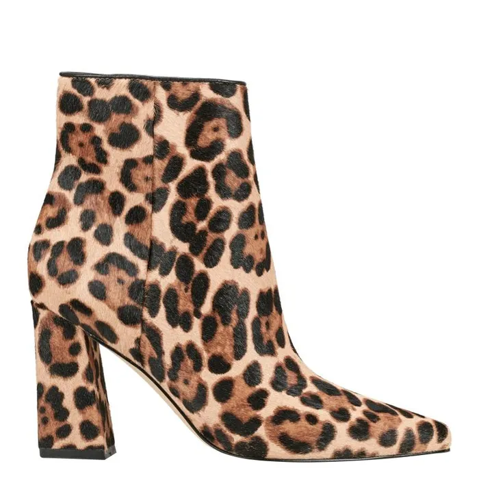 Marc Fisher Booties Women Yanaraly Heeled Bootie Leopard