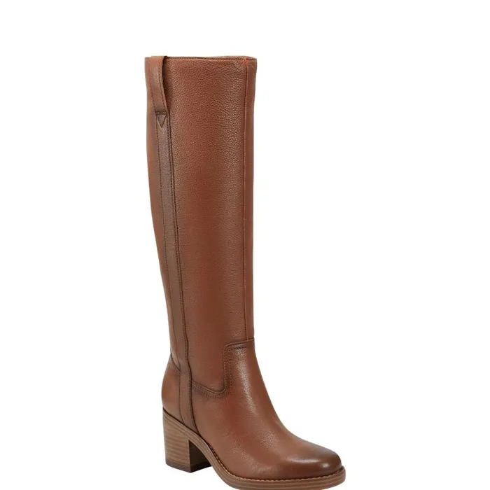 Marc Fisher Boots Women Hydria Block Heel Boot Natural