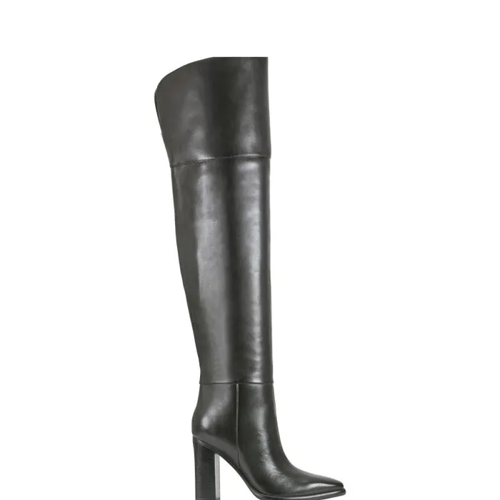 Marc Fisher Boots Women Lasli Over The Knee Boot Black Leather