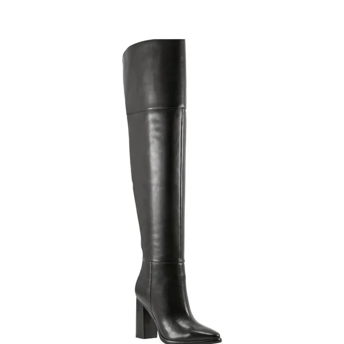 Marc Fisher Boots Women Lasli Over The Knee Boot Black Leather