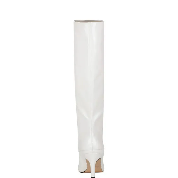 Marc Fisher Dress Boots Women Gentle Dress Boot Ivory Leather