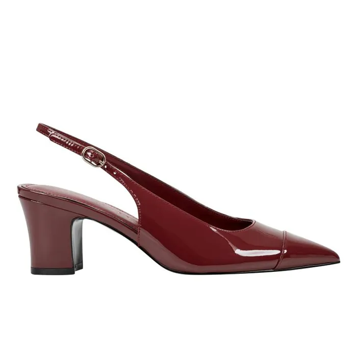Marc Fisher Heels and Pumps Women Blakeley Slingback Pump Red Patent Leather
