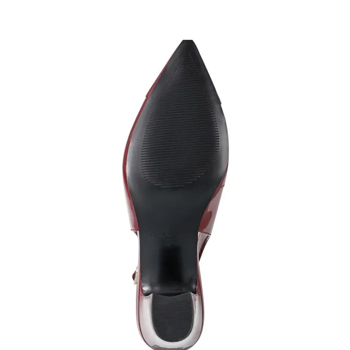 Marc Fisher Heels and Pumps Women Blakeley Slingback Pump Red Patent Leather
