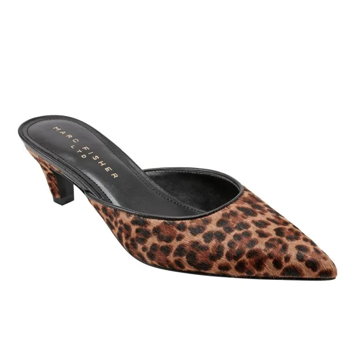 Marc Fisher Heels and Pumps Women Rosaly Heeled Mule Leopard
