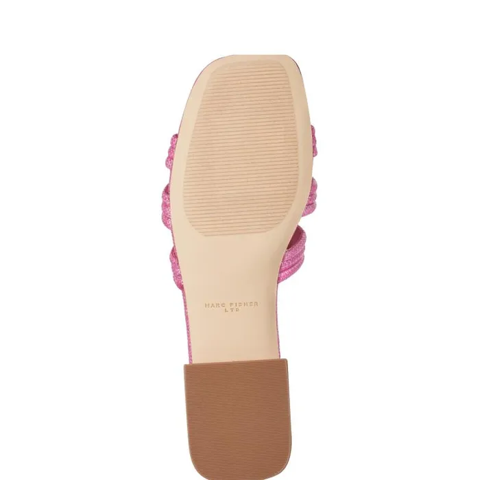 Marc Fisher Mules and Slides Women Casara Slide Sandal Pink