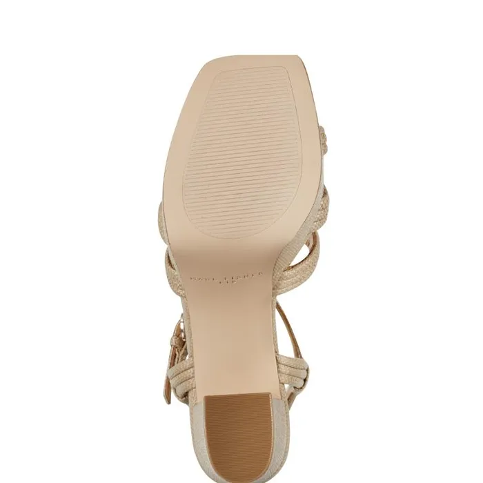 Marc Fisher Sandals Women Cairo Platform Sandal Medium Natural