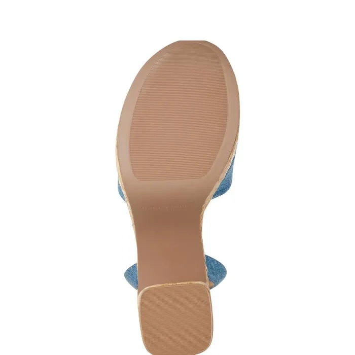 Marc Fisher Sandals Women Palyca Platform Espadrille Sandal Denim
