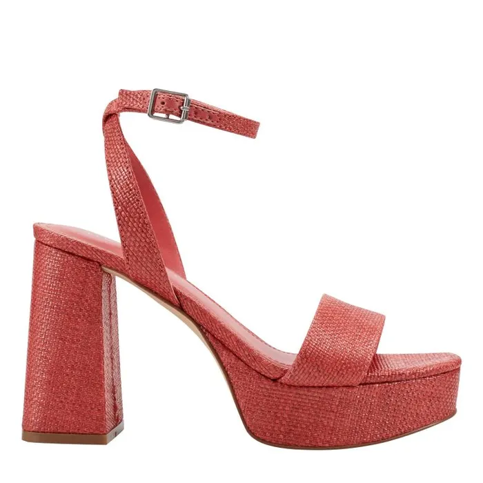 Marc Fisher Sandals Women Sadel Platform Sandal Medium Red