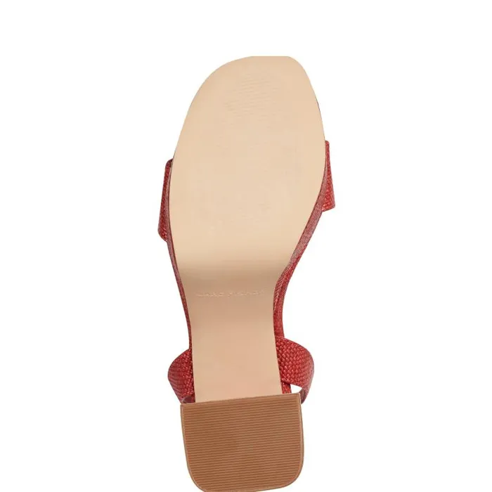 Marc Fisher Sandals Women Sadel Platform Sandal Medium Red