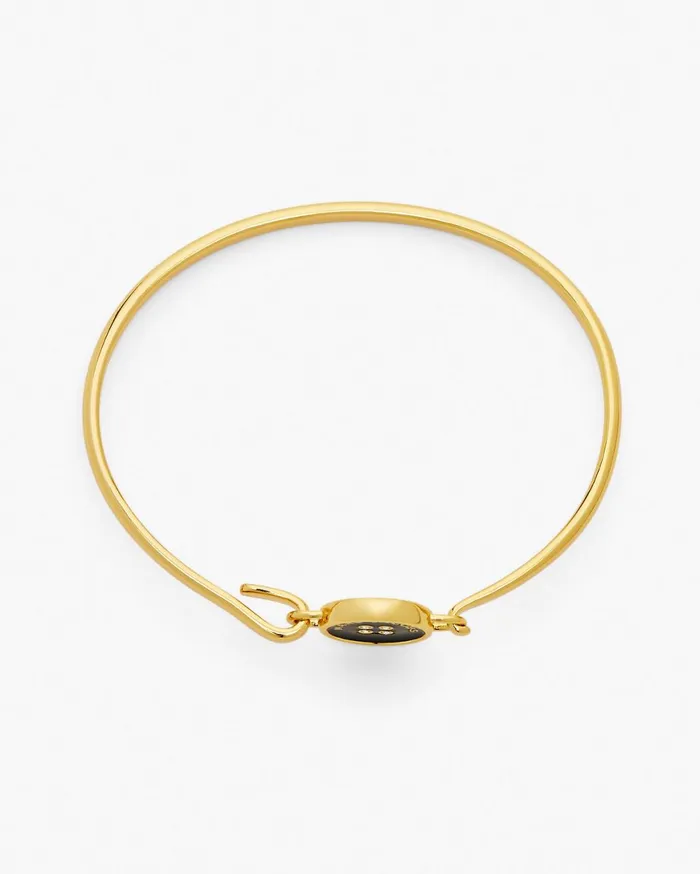 Marc Jacobs Bracelets The Button Hinge Bracelet Goldblack 8211 Women