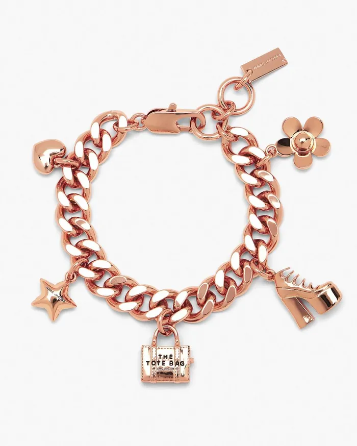 Marc Jacobs Bracelets The Mini Icon Charm Bracelet Antique Rose Gold 8211 Women
