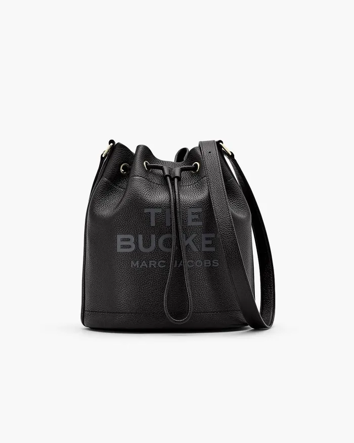 Marc Jacobs Bucket Bags The Leather Large Bucket Bag Black 8211 Women
