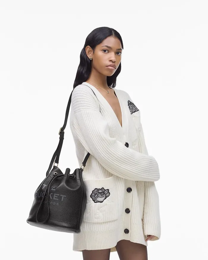 Marc Jacobs Bucket Bags The Leather Large Bucket Bag Black 8211 Women