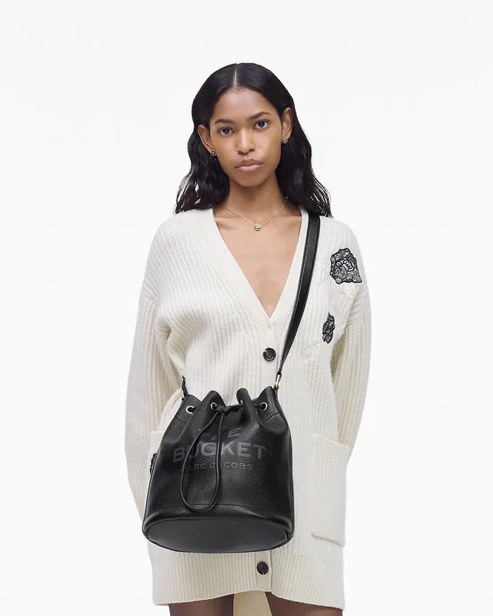 Marc Jacobs Bucket Bags The Leather Large Bucket Bag Black 8211 Women