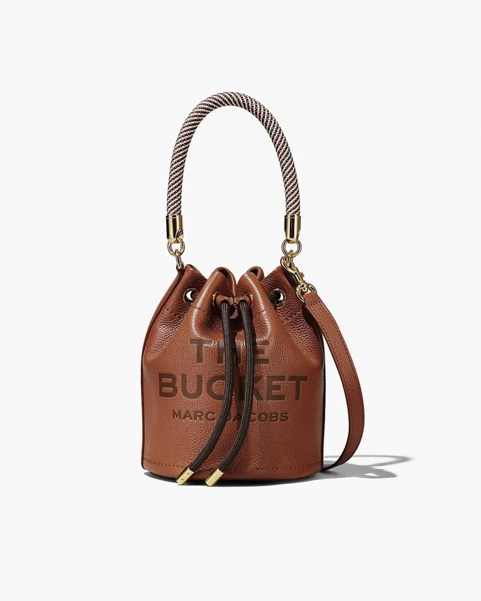 Marc Jacobs Crossbody Bags The Leather Bucket Bag Argan Oil 8211 Women