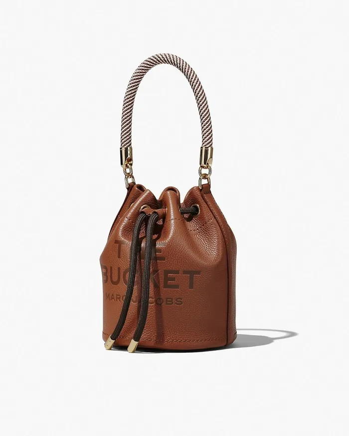 Marc Jacobs Crossbody Bags The Leather Bucket Bag Argan Oil 8211 Women
