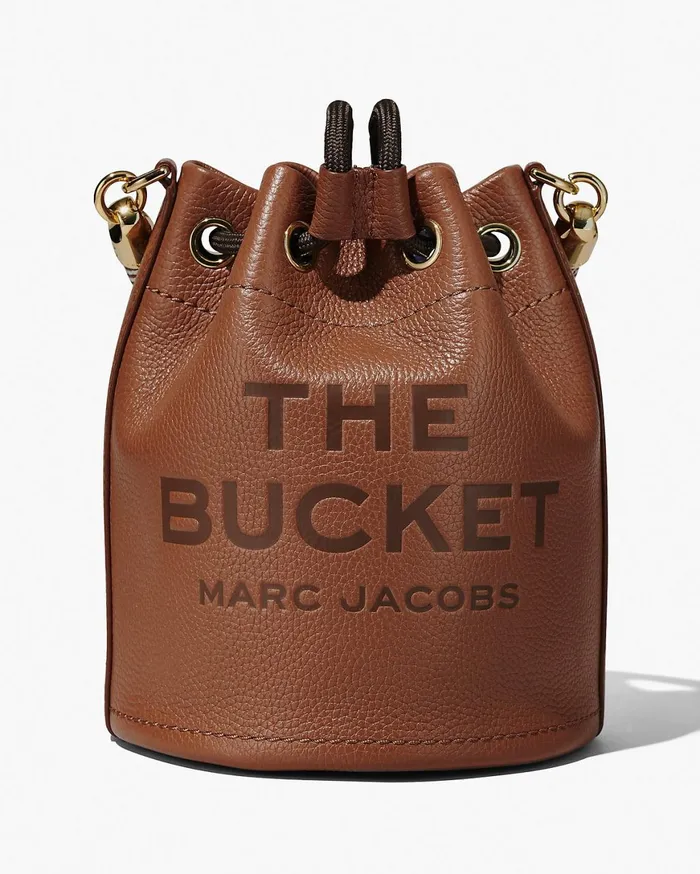 Marc Jacobs Crossbody Bags The Leather Bucket Bag Argan Oil 8211 Women