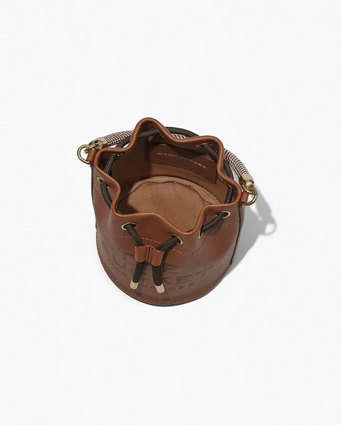 Marc Jacobs Crossbody Bags The Leather Bucket Bag Argan Oil 8211 Women