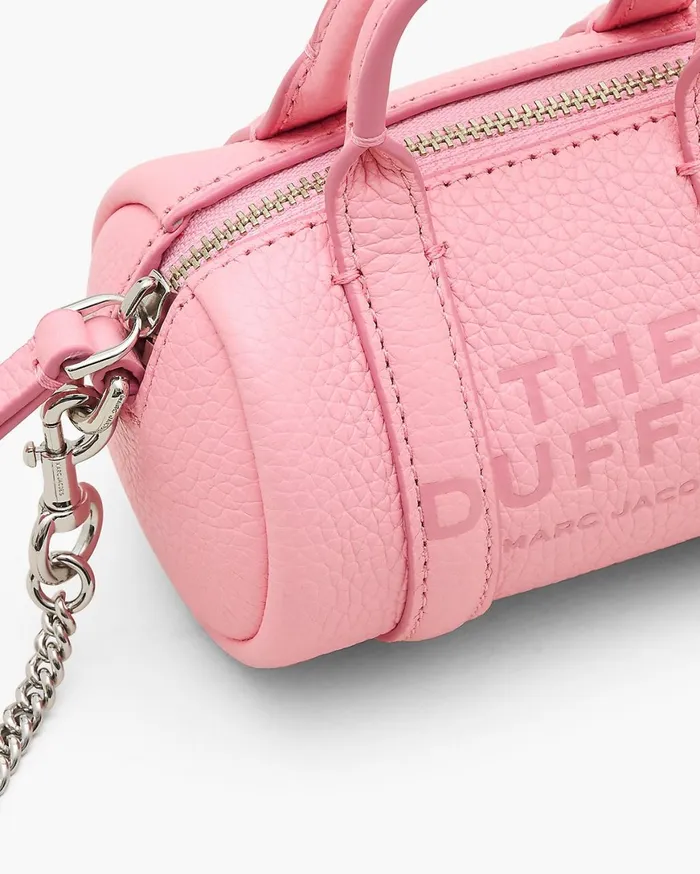 Marc Jacobs Crossbody Bags The Leather Nano Duffle Crossbody Ribbon Pink 8211 Women