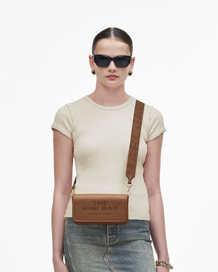 Marc Jacobs Large Wallets The Leather Mini Bag Argan Oil 8211 Women