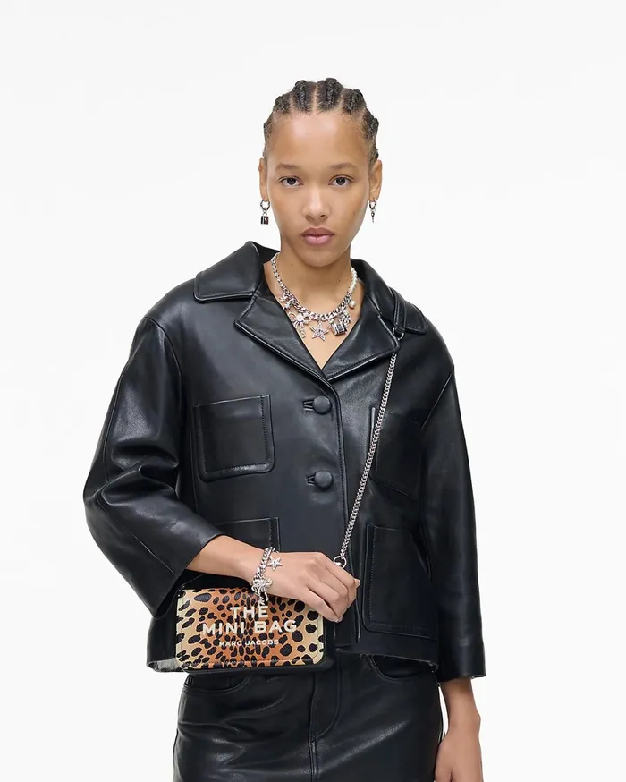Marc Jacobs Mini Bags The Cheetah Chain Mini Bag Black Multi 8211 Women