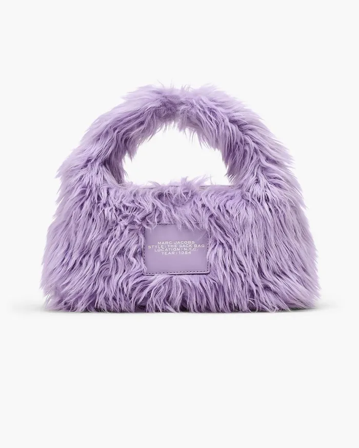 Marc Jacobs Mini Bags The Faux Fur Mini Sack Bag Lilac 8211 Women