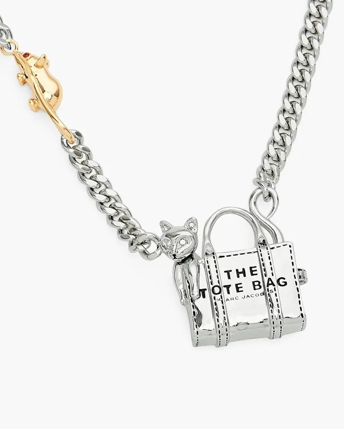 Marc Jacobs Necklaces Cats Out Of The Bag Necklace Silver 8211 Women