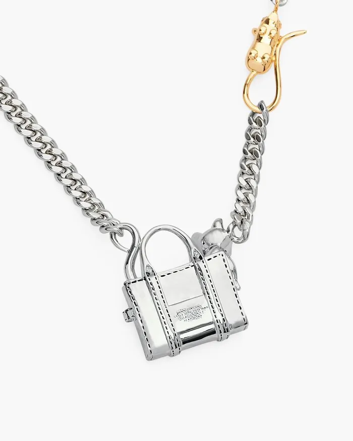 Marc Jacobs Necklaces Cats Out Of The Bag Necklace Silver 8211 Women