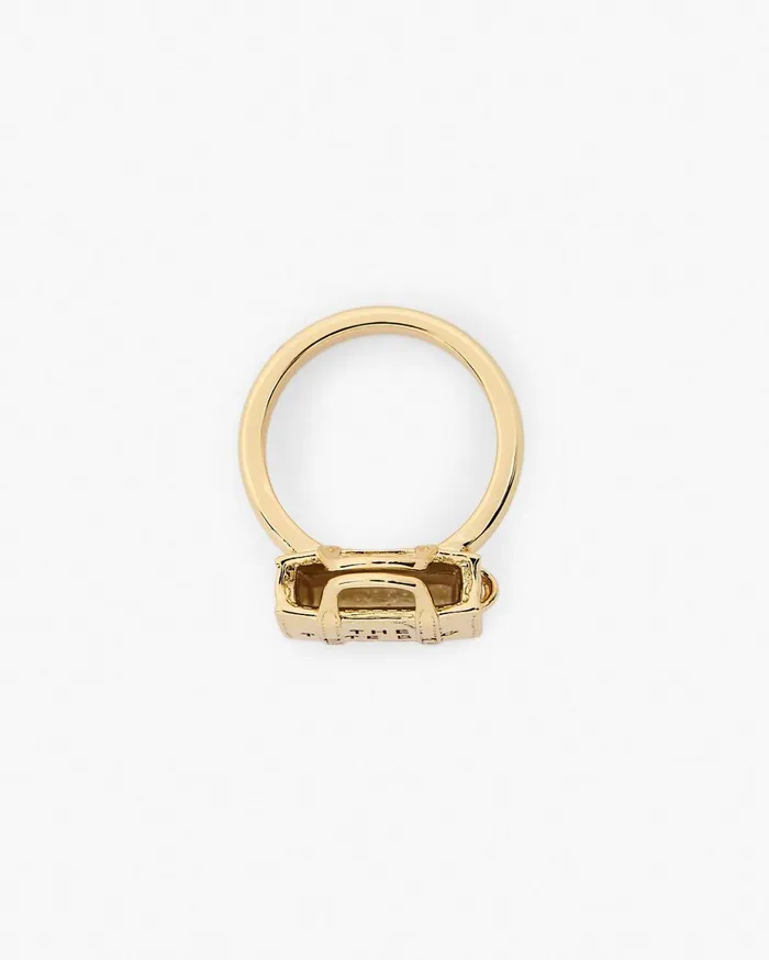 Marc Jacobs Rings The Tote Bag Ring Light Antique Gold 8211 Women