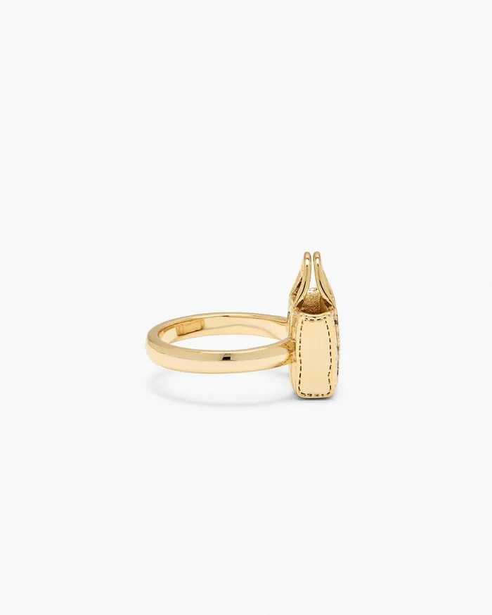 Marc Jacobs Rings The Tote Bag Ring Light Antique Gold 8211 Women