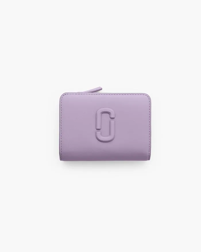 Marc Jacobs Small Wallets The Covered J Marc Mini Compact Wallet Lilac 8211 Women Marc Jacobs Small Wallets The Covered J Marc Mini Compact Wallet Lilac 8211 Women