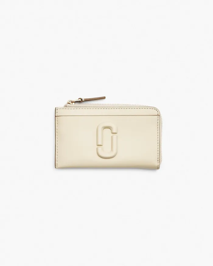 Marc Jacobs Small Wallets The Covered J Marc Top Zip Multi Wallet Cloud White 8211 Women Marc Jacobs Small Wallets The Covered J Marc Top Zip Multi Wallet Cloud White 8211 Women