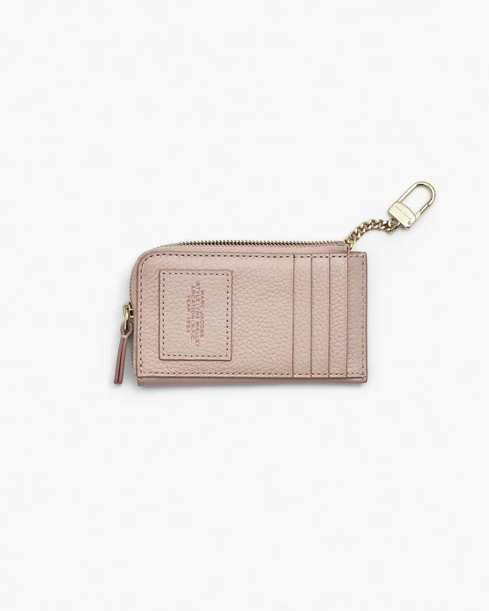 Marc Jacobs Small Wallets The Leather Top Zip Multi Wallet Rose 8211 Women