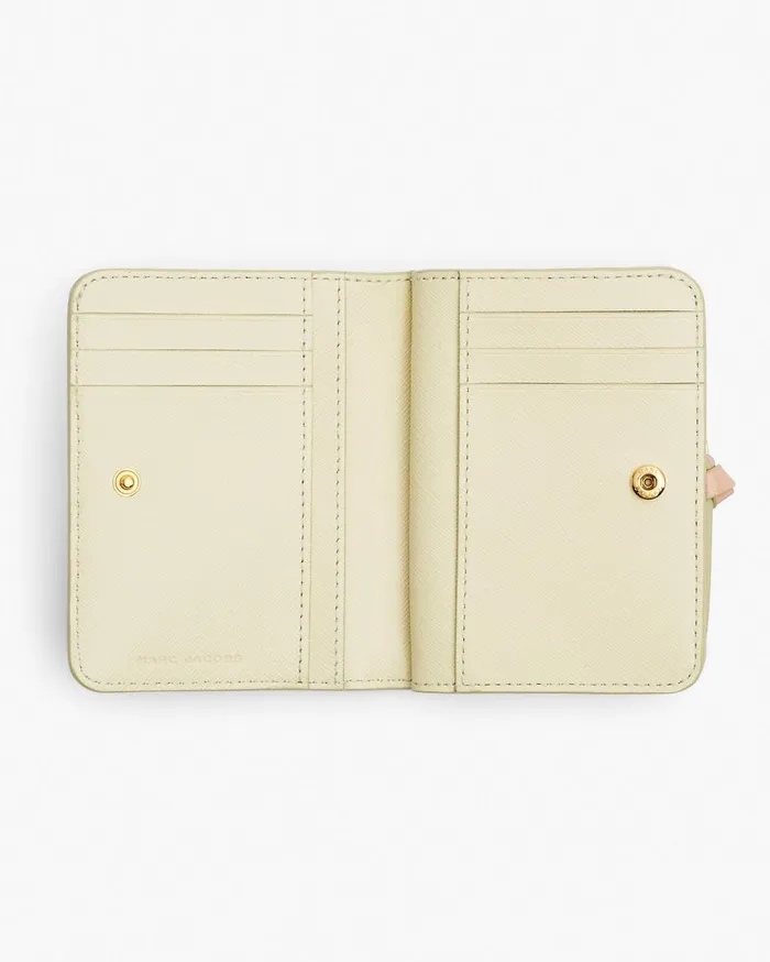 Marc Jacobs Small Wallets The Utility Snapshot Mini Compact Wallet Khaki Multi 8211 Women