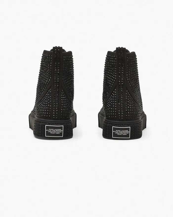 Marc Jacobs Sneakers The Crystal Canvas High Top Sneaker Black Crystal 8211 Women