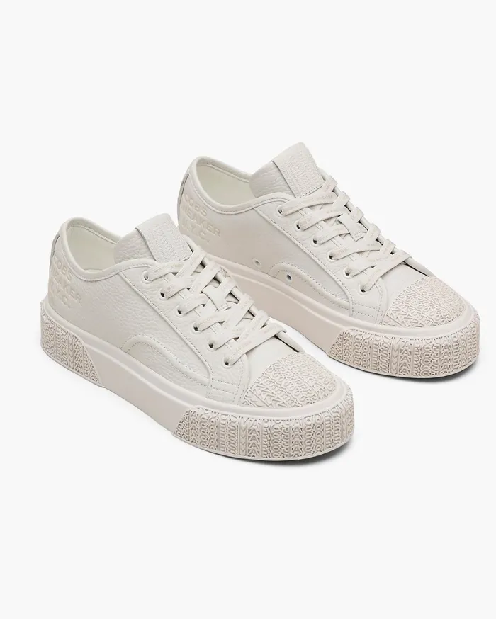 Marc Jacobs Sneakers The Leather Sneaker Cotton White 8211 Women
