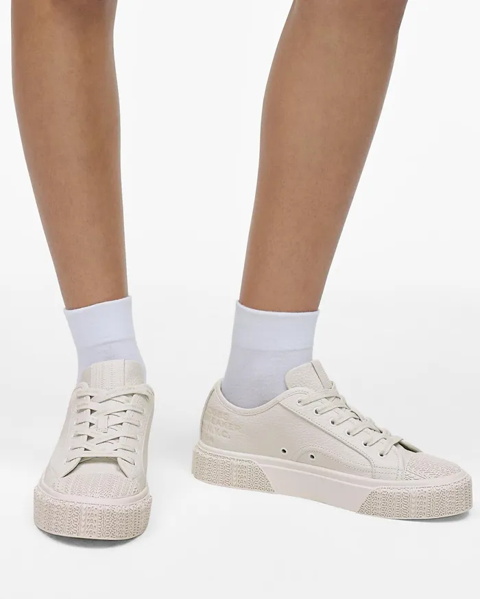 Marc Jacobs Sneakers The Leather Sneaker Cotton White 8211 Women