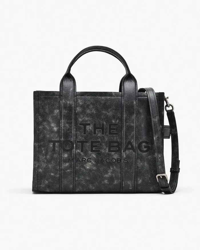 Marc Jacobs The Tote Bag The Distressed Leather Medium Tote Bag Black 8211 Women