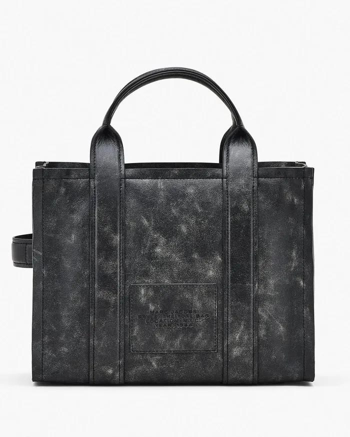Marc Jacobs The Tote Bag The Distressed Leather Medium Tote Bag Black 8211 Women