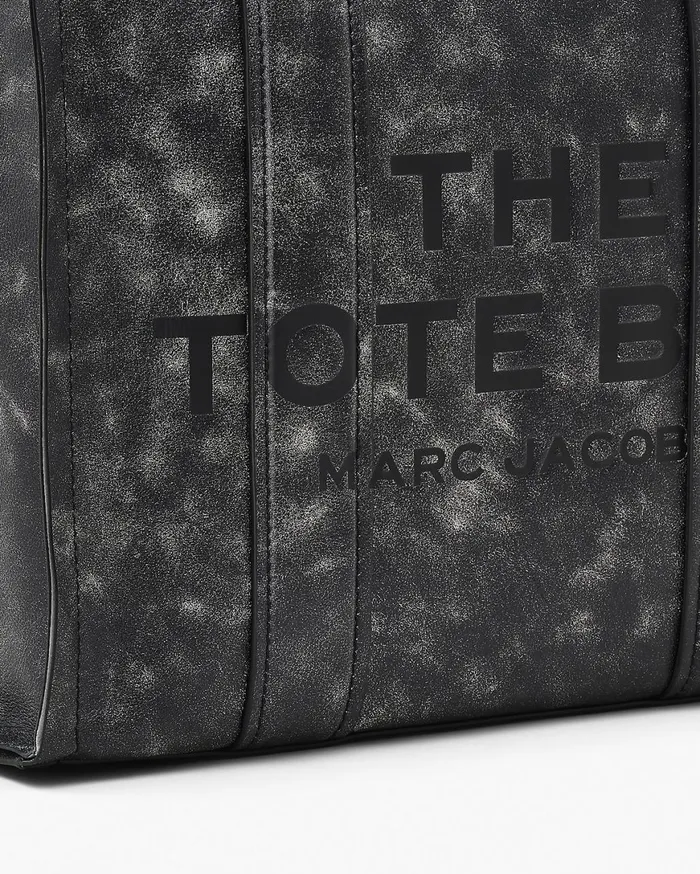 Marc Jacobs The Tote Bag The Distressed Leather Medium Tote Bag Black 8211 Women