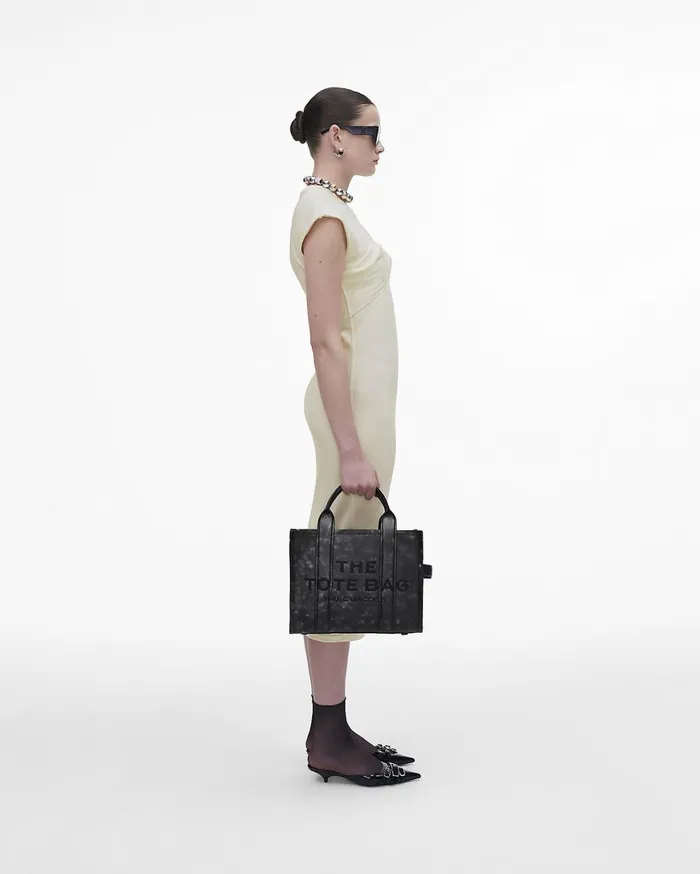 Marc Jacobs The Tote Bag The Distressed Leather Medium Tote Bag Black 8211 Women