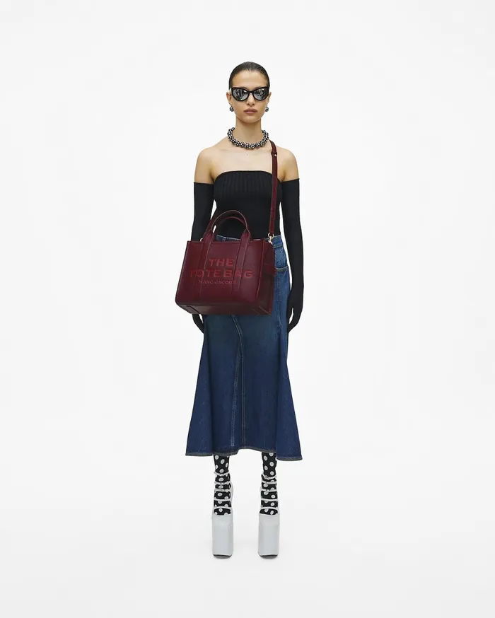 Marc Jacobs The Tote Bag The Leather Medium Tote Bag Cherry 8211 Women