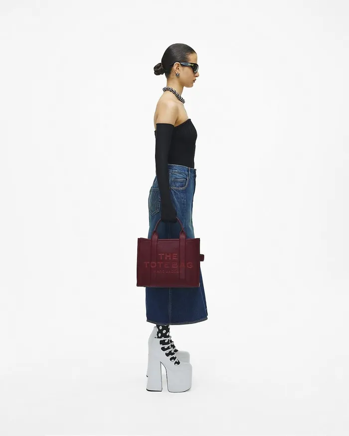 Marc Jacobs The Tote Bag The Leather Medium Tote Bag Cherry 8211 Women