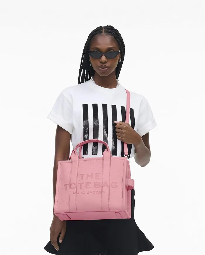 Marc Jacobs The Tote Bag The Leather Medium Tote Bag Ribbon Pink 8211 Women