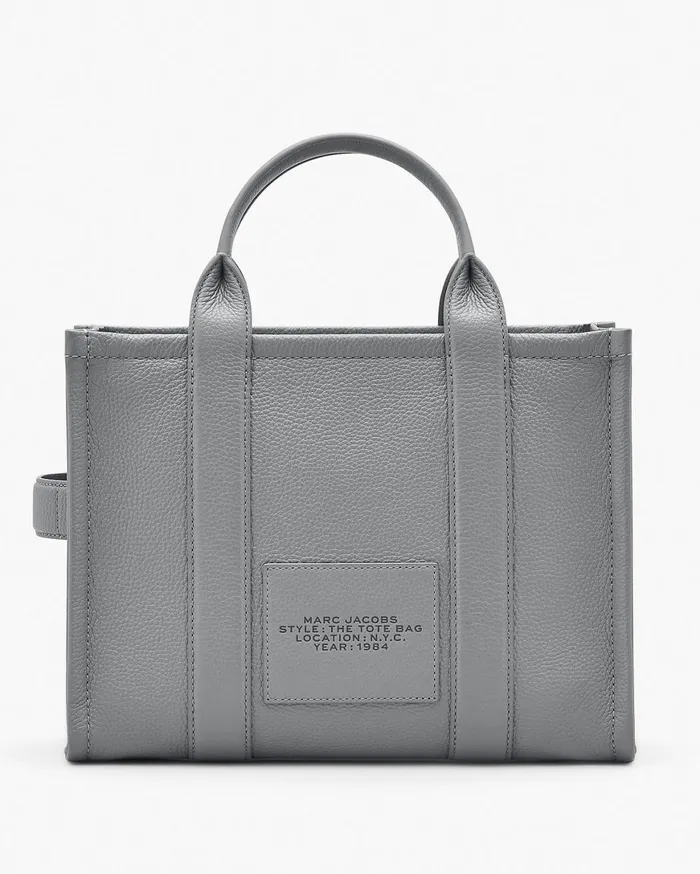 Marc Jacobs The Tote Bag The Leather Medium Tote Bag Wolf Grey 8211 Women