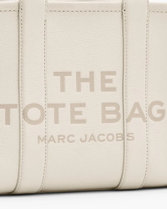 Marc Jacobs The Tote Bag The Leather Small Tote Bag Cottonsilver 8211 Women